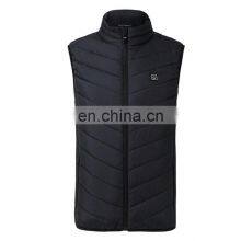 New 9 Places Heated Vest Men Women Usb Jacket Heating Vest Thermal Clothing Hunting Vest Winter BlackS-6XL thumbnail-2