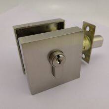Grade 3 Residential Use Tubular Satin Nickel Square Rosette Deadbolt Door Lock thumbnail-2