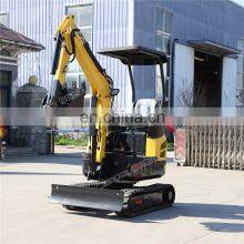 FREE SHIPPING Mini_excavator CE/EPA/EURO 5 China Wholesale Compact Mini Digger Excavator 1 Ton Price With Thumb Bucket for Sale thumbnail-2