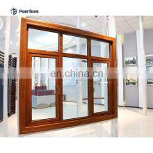 America Style Aluminum Clad Wood Casement Window With Double Toughened Glass For Villa House thumbnail-4
