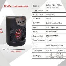 Wholesale Factory Direct Sales HF 326 3 Inch Small Speakers for Home Hotel Car School AUX TWS Speaker thumbnail-6