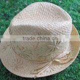 New Fashion Wholesale Rush Straw Hat thumbnail-2