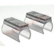 Rectangle U Shaped Chair Leg Tips Cap With Felt Pads,Furniture Feet Protectors Slide Smoothly Glides,Protect Hardwood Floor No Scratches No Noise thumbnail-4