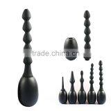 Rectal Syringe Silicone Attachment 5 Pcs Set Shower Enema Set Sex Toys Men Anal Douche Kits thumbnail-6