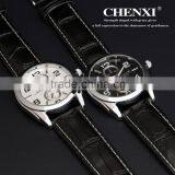 Best Fashion 021CML China Genuine Leather Wrist Watch Alloy Case Stainless Steel Back Leather Watch for Wholesale thumbnail-3