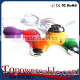 Bauhinia Flower Design Good Quality Usb Port Extensions Hubs On Desktop thumbnail-1