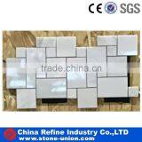 Fashion Design White Mosaic Tiles thumbnail-2