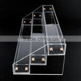 Clear Acrylic Tattoo Ink Nail Polish Display Clear Acrylic Stand With Screws