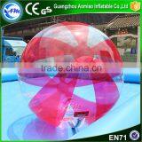 Hot Red and Clear TPU Inflatable Ball Water Ball Water Walking Ball thumbnail-1