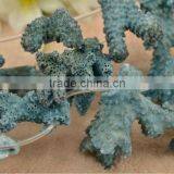 Wholesale Dyed in Pearl Blue Coral Natural Material Coral Gemstone for Jewellery Making thumbnail-1