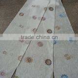 Cheap Useful Purple Applique Embroidery Lace Fabric