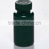 Pet Green Capsule Bottles and Caps With Induction Seal
