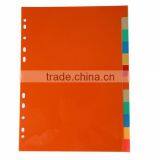 Wholesale A4 10 and 12 Pages PP Index Divider, Office Stationery 11 Hole Loose-leaf File thumbnail-3