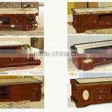 Modern Travertine Marble Coffee Table for Living Room Quality Choice thumbnail-3