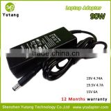 Hot Selling Laptop Power Adapter 19v 4.74A for 5.5*2.5mm 90w