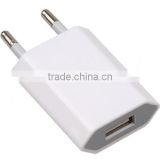 High Quality 5V/1A EU Socket USB Charger Adapter for Mobile phone