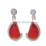 Latest Design Fancy Colorful CZ Stud Earrings ER-657-520 (2) thumbnail-1