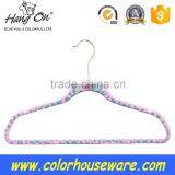 Leopard Velvet Clothes Hanger/flocked Hanger thumbnail-1