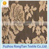 Wholesale 100% polyester embroidered net italian lace fabric