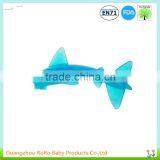 Unique Bright Starts Teether Shark Shape Silicone Shape Toy for Baby