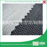 High quality woven fuisble interlining adhesive fabric 40D16-140 garment raw material