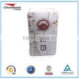 Rectangel CMYK Gift Hinged Tin Can / OEM Factory Biscuit Chocolate Tin Box / Cheap Metal Box thumbnail-2