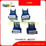 For Use in MX2600N 3100N 4100N 4101N 5000N 5001N MX31FT Toner Cartridge Chips thumbnail-1