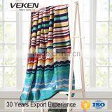 VEKEN Home Textile Yarn Dyed Wholesale Large 100% Cotton Beach Towel thumbnail-1