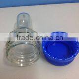 plastic bottle tube 38G 38MM (2 START) TRANSPERANT in hot fil