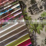 100%polyester FDY printed and embossed velvet sofa fabric