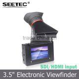 3.5" Sdi Electronic Viewfinder With Peaking Focus Assist F970 Battery Plate