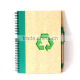 Kraft Recycled Spiral Notebook With Pen,Wenzhou