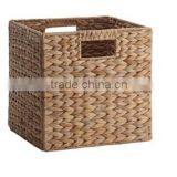 Water Hyacinth Folding Storage Basket,Wenzhou thumbnail-1