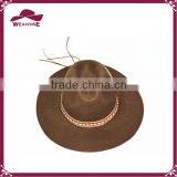Wholesale Womens Wool Felt Panama Hat With Band thumbnail-2