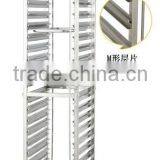 Stainless Steel Single Row Bakery Tray Trolly thumbnail-5