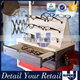 Retail Modern Wooden Glass Sunglasses Display Case thumbnail-6