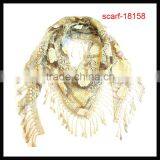 Fashion Lace Scarf, Triangle Scarf thumbnail-1