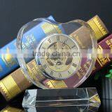 2015 Heart Shape Crystal Tuning Chinese Electronic Clock Movement Gift