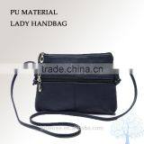 Designer Korean Bag in PU ,double Zipper Pocket in Front thumbnail-1