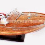 RIVA AQUARAMA WOODEN BOAT, WOOD CRAFTS OF VIETNAM - HANDMADE SHIP MODEL thumbnail-3