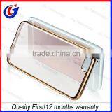 Manufacturer Case for Iphone 6 Tpu Case Electroplate Middle Frame Mirror Case thumbnail-4