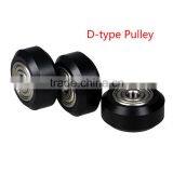 Createbot D-type Pulley Openbuilds Small Plastic Wheel With 625ZZ Bearings Passive Round Pulley Print 3D thumbnail-1