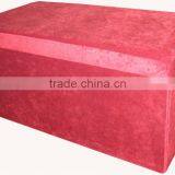 Beautiful! Red PVC Leather Foldable Storage Ottoman thumbnail-1