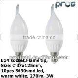 New! E14 Ceramics 3W SMD LED Bulb