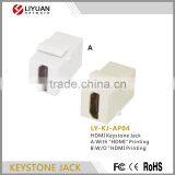 LY-KJ-AP04 Super Benefits HDMI Keystone Jack