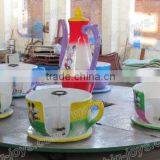 Amusement Park Rides Portable Coffee Cup With Trailer Equipment