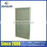 Washable Pleated Panel Aluminum Mesh Air Filter in Lampblack Treatment