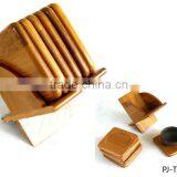Wooden Coaster Set thumbnail-1