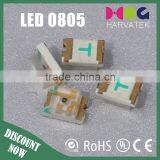 High Bright 1.1T Sanan Chip 25mA 0805 Blue Smd Led Speicification thumbnail-3