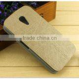 Super Quality PU Leather Case Cover Rain Strand Sucker Flip Stand Case Cover for MOTO G3 thumbnail-1